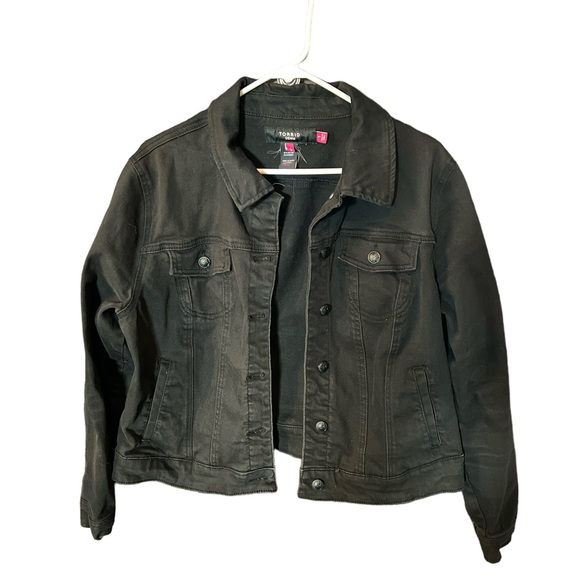 torrid Jackets & Blazers - Torrid Black Denim Jacket